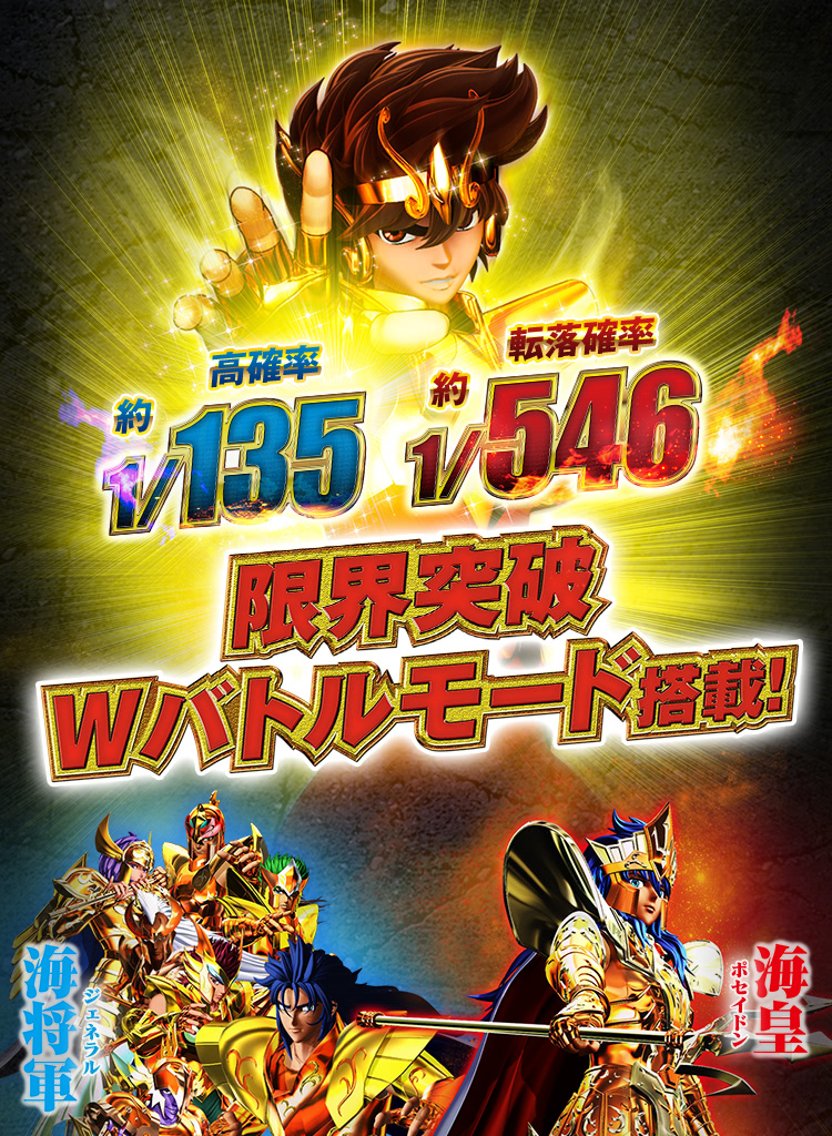 特徴 | CR聖闘士星矢4 The Battle of 