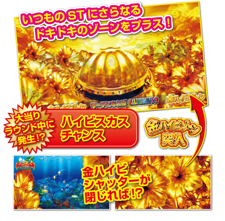 ST 金ハイビゾーン：SANYO：CRAスーパー海物語 IN 沖縄4 with