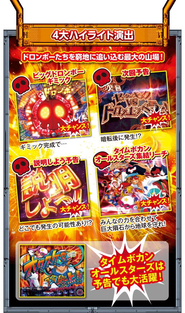 4大ハイライト演出